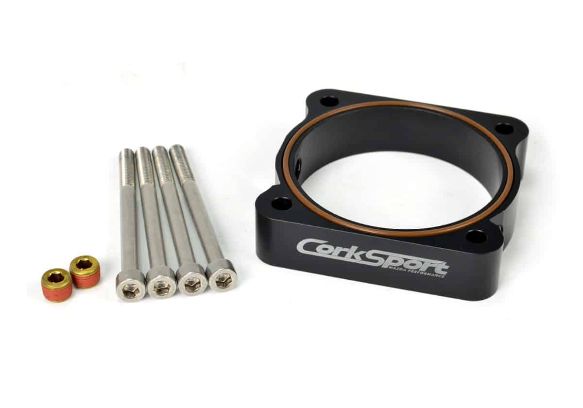 CS Mazdaspeed Throttle Body Spacer CorkSport Mazda Performance Blog