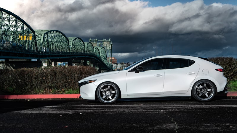 White 4th Gen Mazda 3