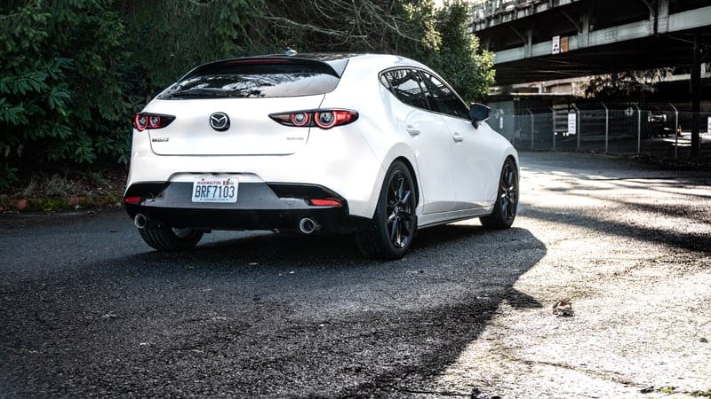 The perfect lowered stance for your 4th Gen Mazda3