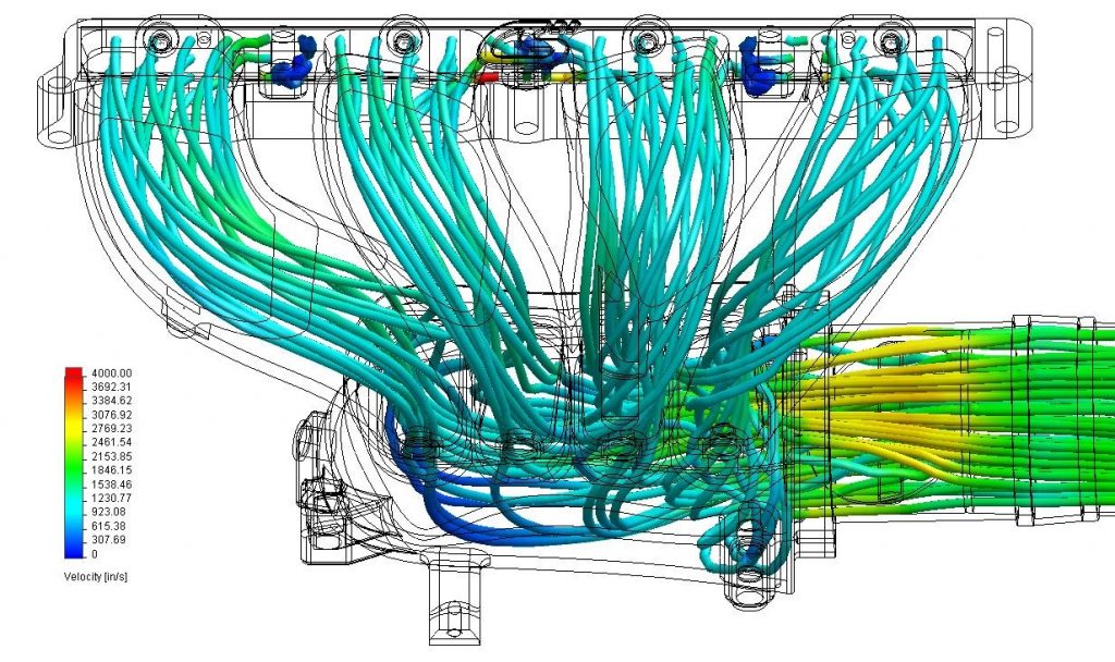 CorkSport Intake Manifold for Mazdaspeed shown to provide example of even Flow