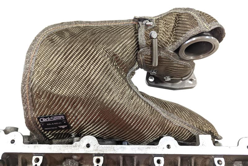 Mazdaspeed Exhaust manifold blanket made from volcanic rock